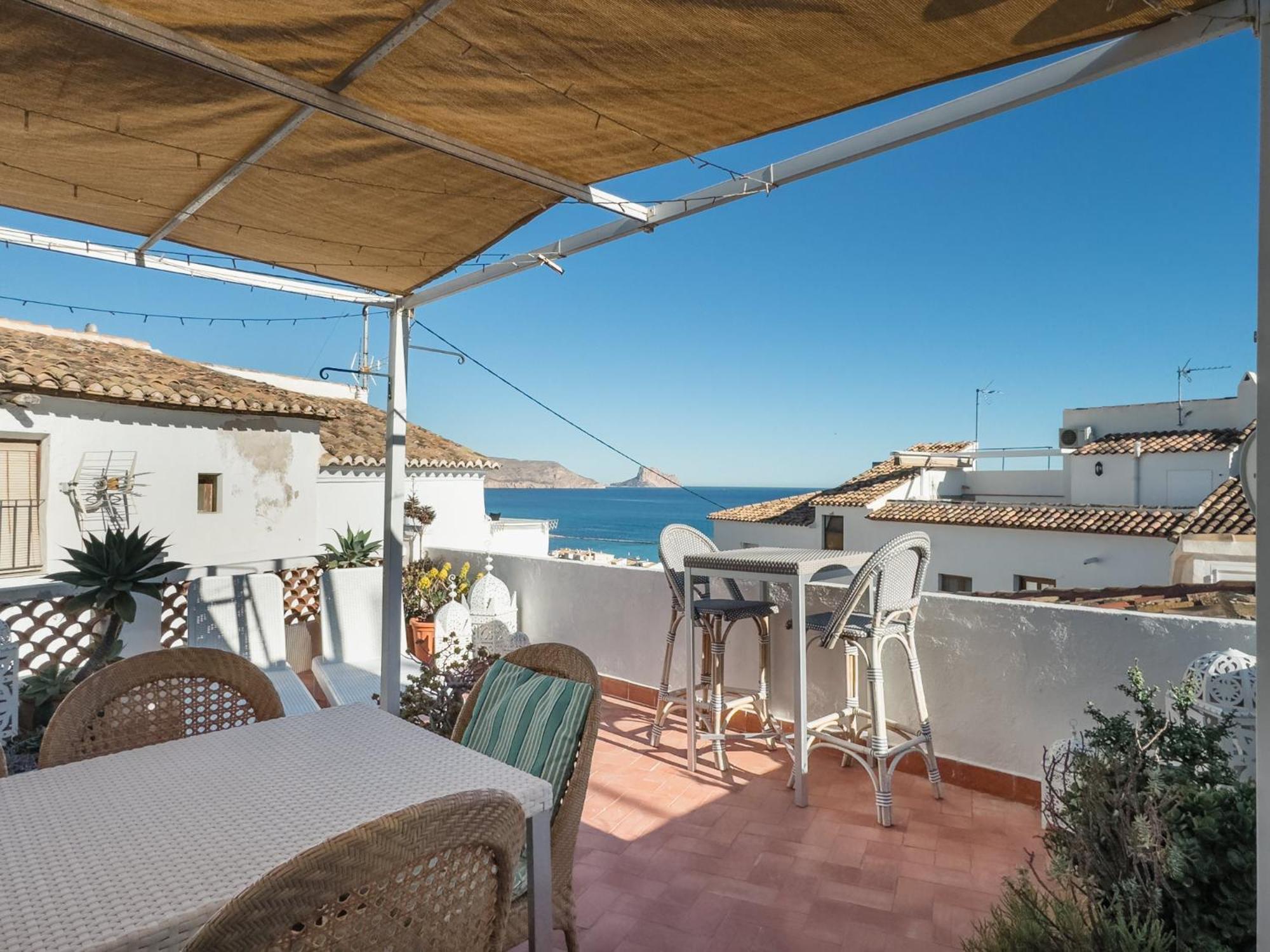 Romance 2 Terraza Con Vistas Al Mar By Vero ألتيا المظهر الخارجي الصورة